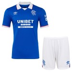 Günstige Fußballtrikots Rangers Kinder Heimtrikot 2025-26 Kurzarm